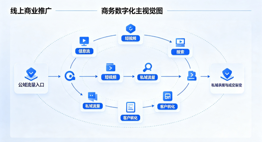 溪湖区线上商业推广怎么做？全域流量闭环搭建与低成本转化实战指南